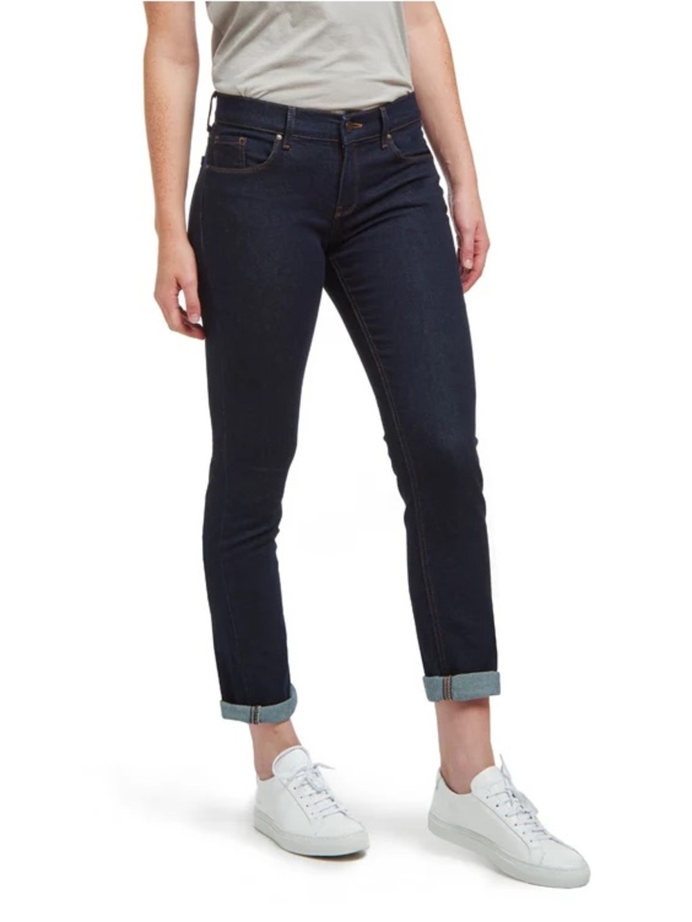 J Brand Dark Navy Ankle Slim Jeans - Picture 1 of 10